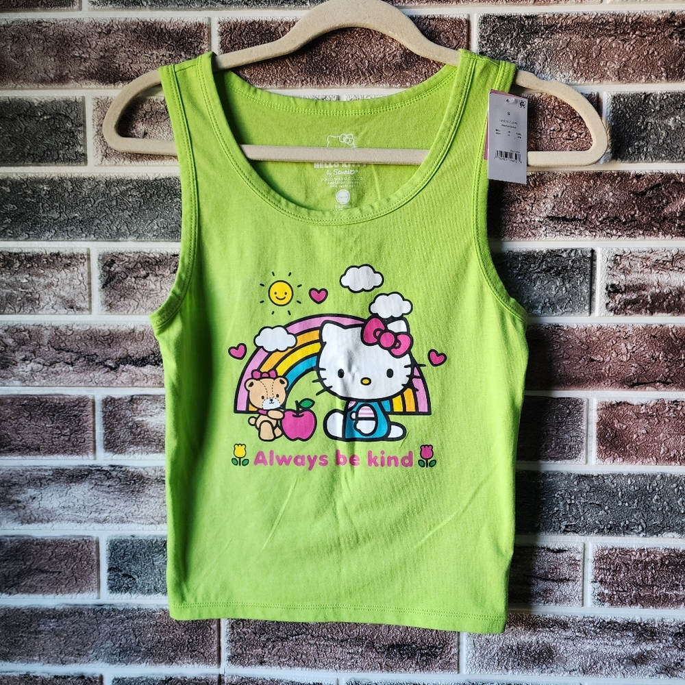 Hello Kitty Neon cropped tank